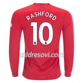 Manchester United Marcus Rashford 10 Domaći Nogometni Dres 2019-2020 Dugim Rukavima